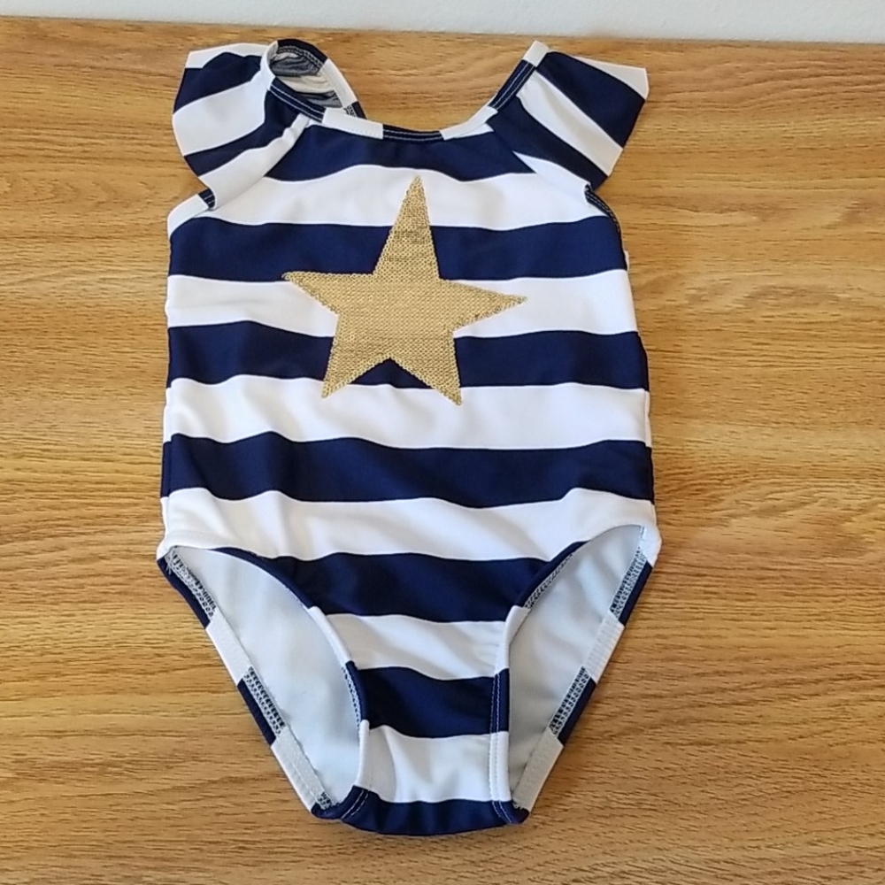EUC one-piece swimsuit 2T Cat & Jack